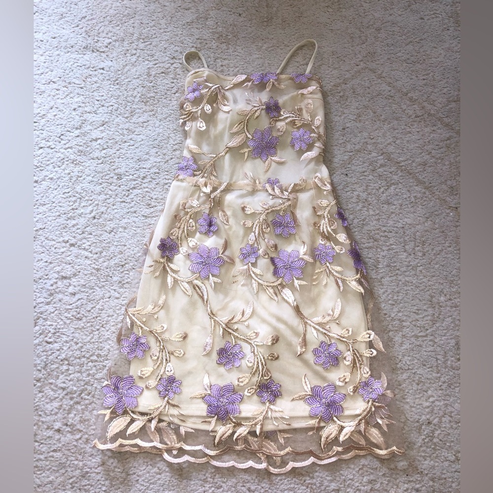Lucy in the Sky Gold Dress